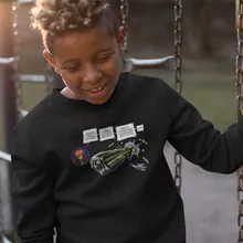 Pull Enfant L'Arcadia « Zone de Turbulences ! » – Parodie Albator