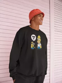 Kevin Minion Sweater “Kevin Minion and Homer Simpson” – Minions parody