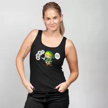 Débardeur Femme Link « Une fée pratique mais agaçante... » – Parodie Zelda