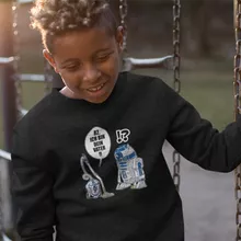 R2-D2 Kinder Pullover “Ich Bin Dein Vater” – Parodie auf Star Wars