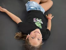 Der unglaubliche Hulk Mädchen Kinder T-Shirt – Parodie auf MCU
