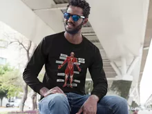 Colossal Titan Long Sleeve Top – Attack on Titan parody