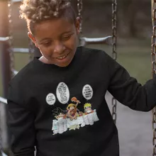 Son Goku Kids Sweater “Son Goku, Naruto and Luffy” – Naruto parody