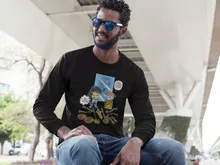 T-Shirt à manches longues Shiryu « Un choix très difficile... » – Parodie Saint Seiya