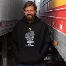 Sweat à capuche Krokmou « J'peux pas... J'ai trop la flemme ! » – Parodie Dragons