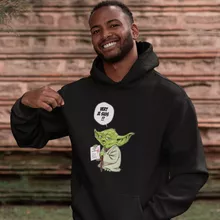 Sweat à capuche Yoda « Vert, je suis !! » – Parodie Star Wars