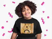 Roronoa Zoro X Vitruvian Man Girls Kids T-shirt – One Piece parody
