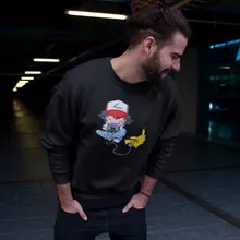 Pikachu Tröja “Pikachu och Ash Ketshum” – Parodi Pokémon