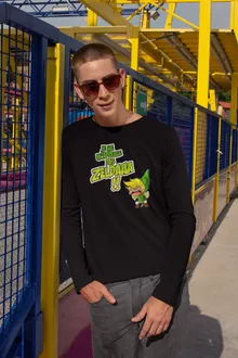 T-Shirt à manches longues Link « Un Coup de gueule de héros... » – Parodie Zelda