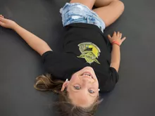 T-shirt Enfant Fille Yoda « En grammaire, un zéro, il est... » – Parodie Star Wars