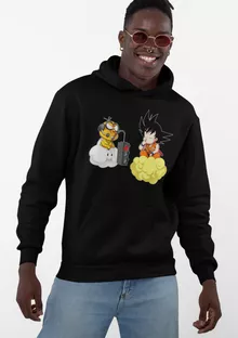 Sweat à capuche Sangoku « Feu Rouge ;) » – Parodie Super Mario