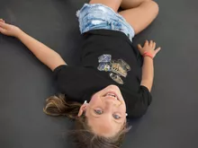 Wall-E Mädchen Kinder T-Shirt “Wall-E, Grendizer und R2-D2” – Parodie auf Star Wars