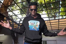 Camisola com capuz Link “Link e Casa do Kame” – Zelda de parodia