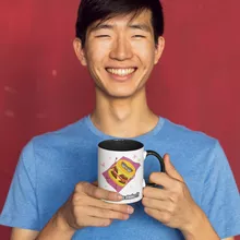 Mug Humoristique « J'm'en bats les steaks !! » – Parodie Funny