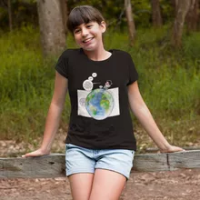 T-shirt Enfant Fille Olivier « Le Plus grand terrain de foot du Monde ! » – Parodie Olive et Tom - Captain Tsubasa