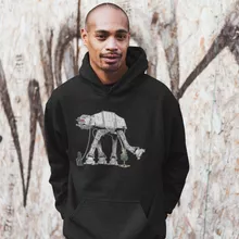 Darth Sidious Kapuzenpullover “Darth Sidious aka Emperor Palpatine und die AT-AT Robot” – Parodie auf Star Wars