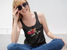 Débardeur Femme Mario « Pizza Party ! » – Parodie Super Mario