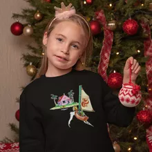 Pull Enfant Link « Une île perdue dans l'Océan... » – Parodie Zelda