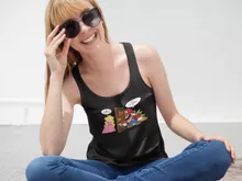 Débardeur Femme Bowser « C'est l'plombier ! » – Parodie Super Mario