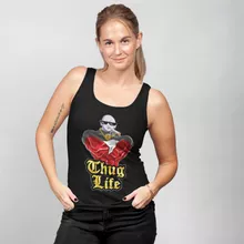 Jiren Damen T-shirt Tank top – Parodie auf Dragon Ball Super