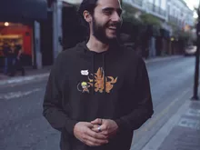 Sweat à capuche « Va chercher ! » – Parodie Naruto
