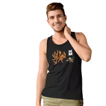 Herren Tank Top “Naruto und Kyubi” – Parodie auf Naruto