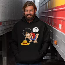 Sweat à capuche Luffy « Mon Précieux (SD Edition) » – Parodie One Piece
