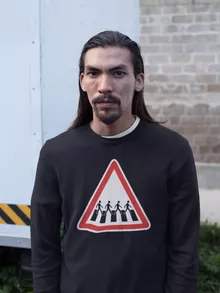 Pull Musique « Signalisation passage piéton de l'Abbey Road » – Parodie Parodies Musique