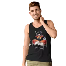 Son Goku Heren tanktop “Son Goku en Freezer” – Dragon Ball Z parodie