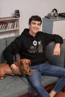 Sudadera con capucha Luke Skywalker “Luke Skywalker y Kylo Ren” – Parodia de Star Wars