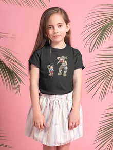 Lysop Mädchen Kinder T-Shirt “Lysop und Pinocchio” – Parodie auf One Piece