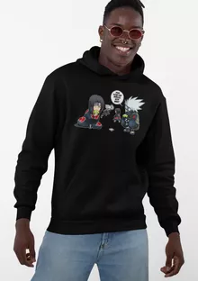 Kakashi Hatake Kapuzenpullover “Kakashi Hatake und Itachi Uchiwa” – Parodie auf Naruto