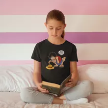 Ruffy Mädchen Kinder T-Shirt “Ruffy und Gollum” – Parodie auf One Piece