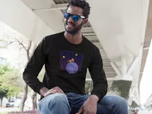 T-Shirts de manga comprida O Principezinho Vegeta – Dragon Ball Z de parodia