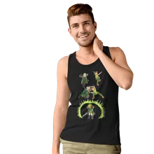Camisola de alças homens Link “Link e Legolas” – Zelda de parodia