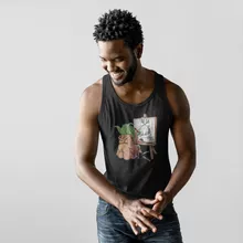 Camiseta de tirantes Eiichiro Yoda “Eiichiro Yoda que dibuja a Luffy al revés” – Parodia de One Piece