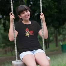 T-shirt Enfant Fille « Dead Poule » – Parodie Deadpool