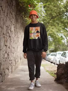 Ichigo Kurosaki Pullover “Ichigo Kurosaki und Crocodile Dundee” – Parodie auf Bleach