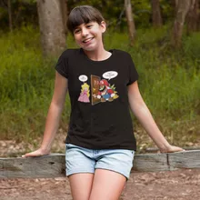 T-shirt Enfant Fille Bowser « C'est l'plombier ! » – Parodie Super Mario