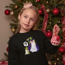 Felpa Bambino e ragazzo il Dio di Namecc “il Dio di Namecc e Yoda” – Parodia dei Star Wars