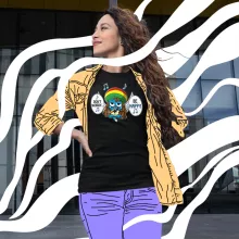Camiseta Mujer Happy – Parodia de Fairy Tail
