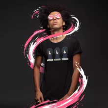 T-shirt Sasuke Uchiwa « Toujours aussi expressif... » – Parodie Naruto