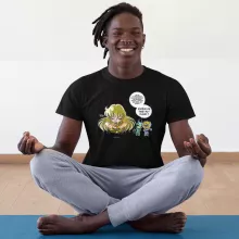 T-shirt Shiryu « La technique interdite: le Roupillon du Lotus !! » – Parodie Saint Seiya