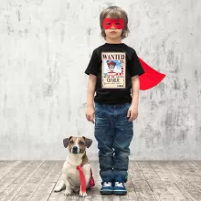 T-shirt Enfant Charlie « Mystérieux Wanted » – Parodie Où est Charlie
