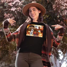 T-shirt Femme Luffy Vs Kaido « Un Combat titanesque... » – Parodie One Piece