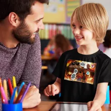 T-shirt Enfant Luffy Vs Kaido « Un Combat titanesque... » – Parodie One Piece