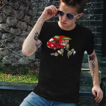 Leonardo T-Shirt “Leonardo, Raphael, Donatello, Michelangelo and Mario and Luigi” – Super Mario parody