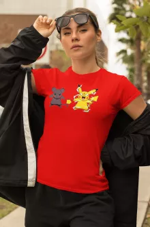 Pikachu Damen T-shirt – Pokémon parodie