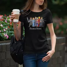 T-shirt Femme Eddard « La Famille Stark au complet ! » – Parodie Iron Man