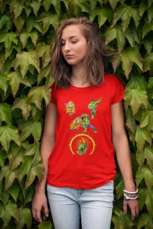 Son Goku Women T-shirt “Son Goku; Hulk and Blanka” – Dragon Ball Z parody
